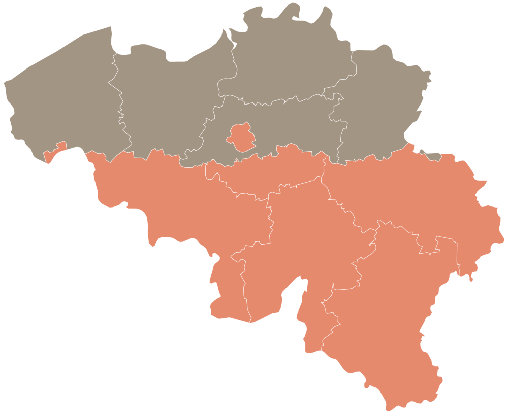 carte de Belgique